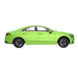 Modern car isolated on transparent background. 3d rendering - illustration png