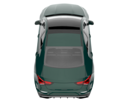 Modern car isolated on transparent background. 3d rendering - illustration png