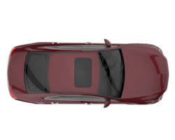 Modern car isolated on transparent background. 3d rendering - illustration png