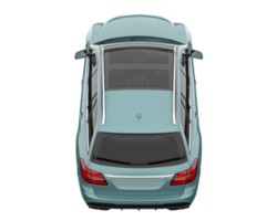 Modern car isolated on transparent background. 3d rendering - illustration png