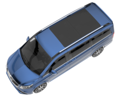 Modern car isolated on transparent background. 3d rendering - illustration png