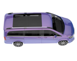 Modern car isolated on transparent background. 3d rendering - illustration png