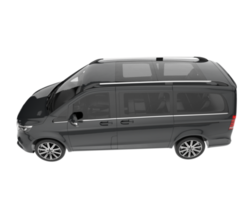 Modern car isolated on transparent background. 3d rendering - illustration png