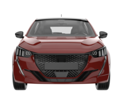 Modern car isolated on transparent background. 3d rendering - illustration png