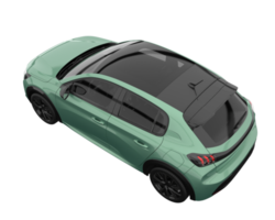 Modern car isolated on transparent background. 3d rendering - illustration png
