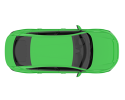 modern auto geïsoleerd Aan transparant achtergrond. 3d renderen - illustratie png