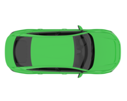 carro moderno isolado em fundo transparente. renderização 3D - ilustração png