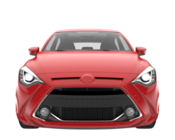 Modern car isolated on transparent background. 3d rendering - illustration png