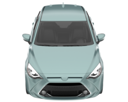 Modern car isolated on transparent background. 3d rendering - illustration png