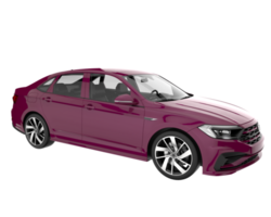 carro moderno isolado em fundo transparente. renderização 3D - ilustração png