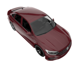 Modern car isolated on transparent background. 3d rendering - illustration png