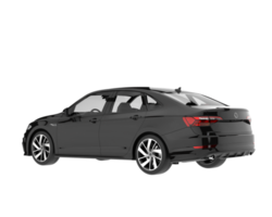 Modern car isolated on transparent background. 3d rendering - illustration png