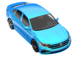 carro moderno isolado em fundo transparente. renderização 3D - ilustração png