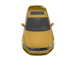 Modern car isolated on transparent background. 3d rendering - illustration png