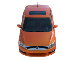 Modern car isolated on transparent background. 3d rendering - illustration png