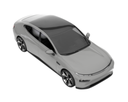 Modern car isolated on transparent background. 3d rendering - illustration png