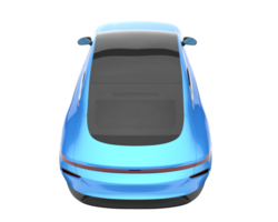 Modern car isolated on transparent background. 3d rendering - illustration png