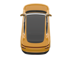 voiture de muscle isolée sur fond transparent. rendu 3d - illustration png