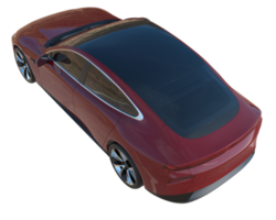 voiture de muscle isolée sur fond transparent. rendu 3d - illustration png