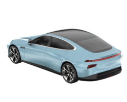 voiture de muscle isolée sur fond transparent. rendu 3d - illustration png