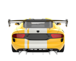 Muscle car isolated on transparent background. 3d rendering - illustration png
