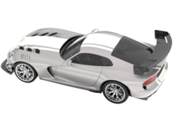 voiture de muscle isolée sur fond transparent. rendu 3d - illustration png