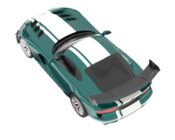 muscle car isolado em fundo transparente. renderização 3D - ilustração png