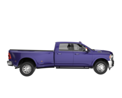 Pickup truck isolated on transparent background. 3d rendering - illustration png