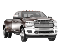 Pickup truck isolated on transparent background. 3d rendering - illustration png