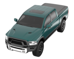 Pickup truck isolated on transparent background. 3d rendering - illustration png