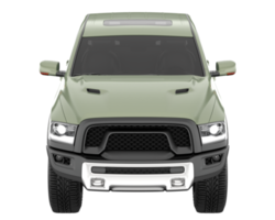 Pickup truck isolated on transparent background. 3d rendering - illustration png