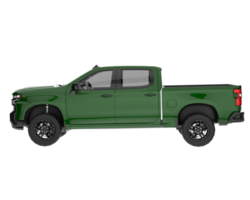 Pickup truck isolated on transparent background. 3d rendering - illustration png