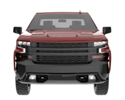 Pickup truck isolated on transparent background. 3d rendering - illustration png