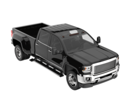 Pickup truck isolated on transparent background. 3d rendering - illustration png