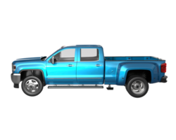 Pickup truck isolated on transparent background. 3d rendering - illustration png