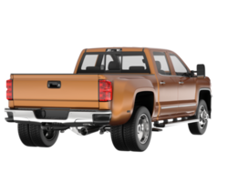 Pickup truck isolated on transparent background. 3d rendering - illustration png