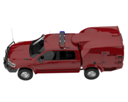 Kleintransporter isoliert auf transparentem Hintergrund. 3D-Rendering - Abbildung png