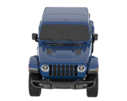 camionnette isolée sur fond transparent. rendu 3d - illustration png