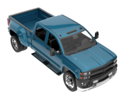 Pickup truck isolated on transparent background. 3d rendering - illustration png