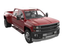 Pickup truck isolated on transparent background. 3d rendering - illustration png