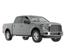 Pickup truck isolated on transparent background. 3d rendering - illustration png