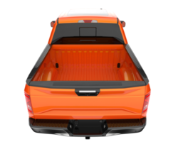 Pickup truck isolated on transparent background. 3d rendering - illustration png