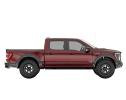 Pickup truck isolated on transparent background. 3d rendering - illustration png