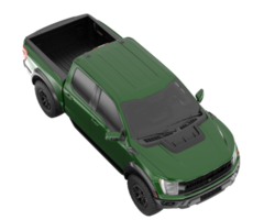 Pickup truck isolated on transparent background. 3d rendering - illustration png