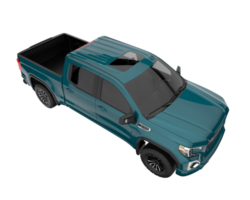 Pickup truck isolated on transparent background. 3d rendering - illustration png