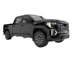 Pickup truck isolated on transparent background. 3d rendering - illustration png