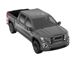 Pickup truck isolated on transparent background. 3d rendering - illustration png