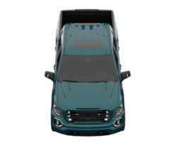 Pickup truck isolated on transparent background. 3d rendering - illustration png