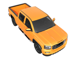 Pickup truck isolated on transparent background. 3d rendering - illustration png