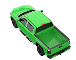 Pickup truck isolated on transparent background. 3d rendering - illustration png